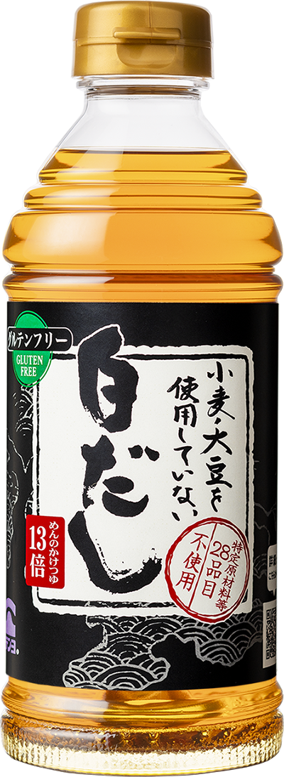 小麦・大豆を使用していない白だし500ml